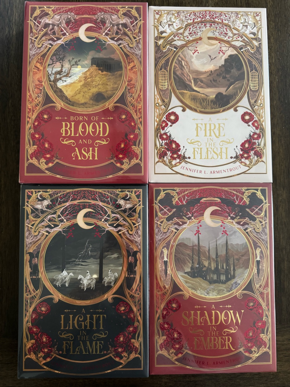 Arcane Society Flesh and Fire series by Jennifer L Armentrout